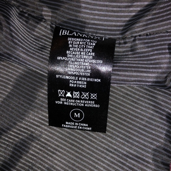 ❌SOLD❌ Blank NYC Faux Leather Jacket - Picture 4 of 4